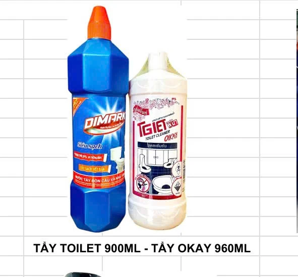 Tẩy toilet Oikasy hồng 960ml