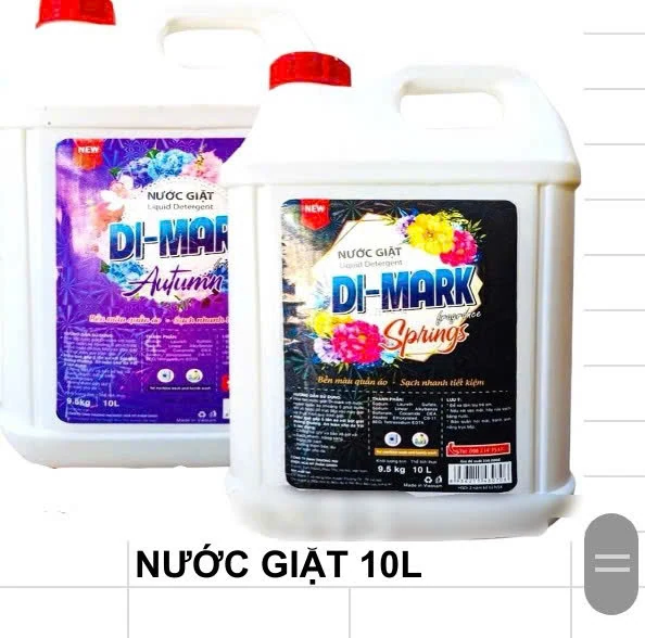 Nước giặt DIMARK 9kg siêu TK vàng hương ngàn hoa