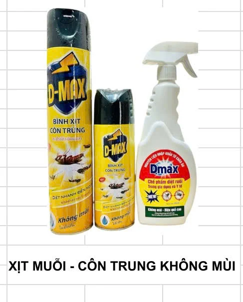 Xịt muỗi D-MAX 600ml