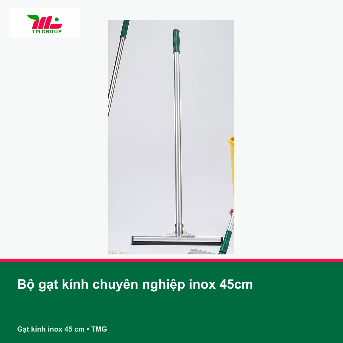 Bộ gạt kính chuyên nghiệp inox 45cm