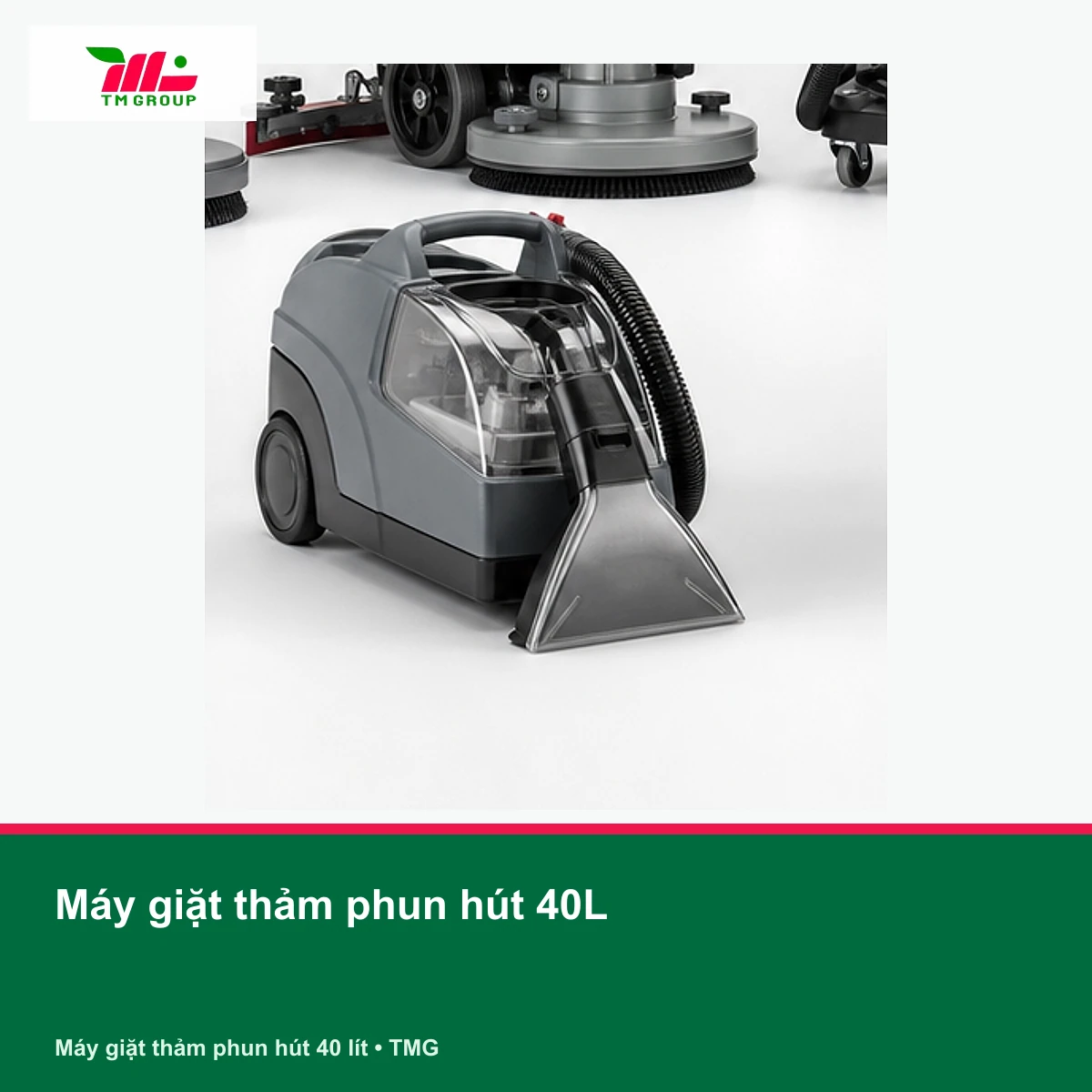 Máy giặt thảm phun hút 40L