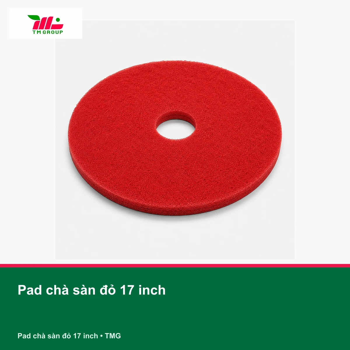 Pad chà sàn đỏ 17 inch